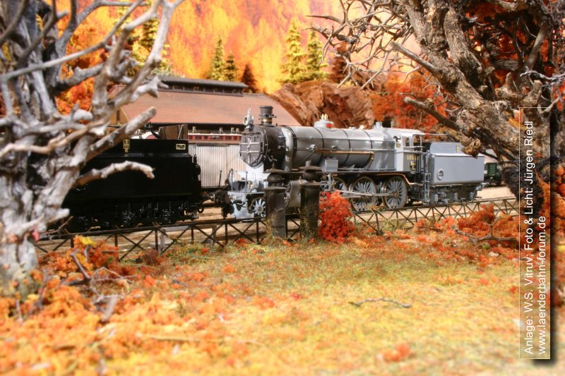 Reihe 109 im Bahnhof Ahornboden