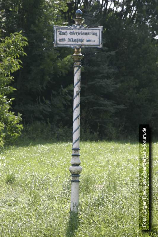 Wegmarke zur Ilkahöhe