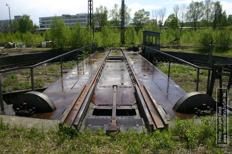 Drehbrücke aus nördlicher Sicht