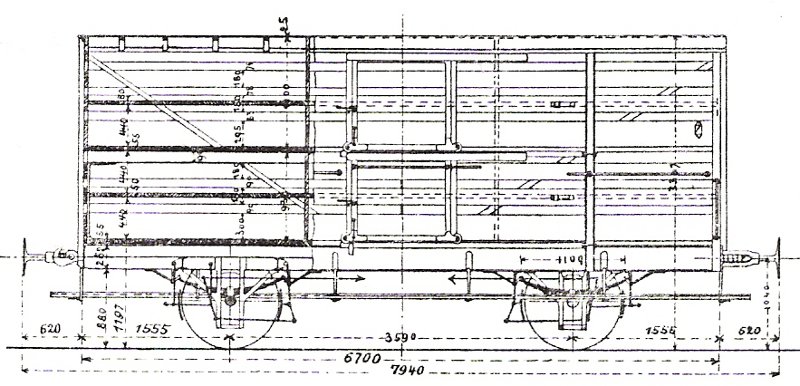 Bild Kleintiertransportwagen mit 4 Böden, um 1902, (VAN)