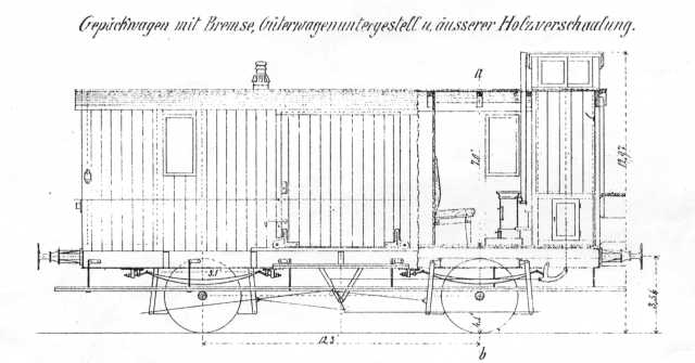 Bild des BOB Gepäckwagens D2