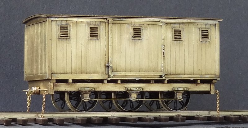 Bild Güterwagen um 1851 (H0-Modell)