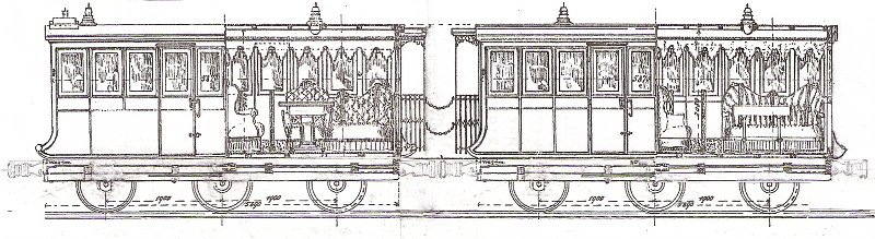 Bild Königszug um 1849, Rekonstruktionsversuch.